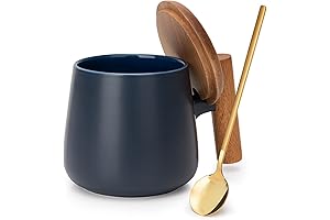 CoGOOD ALWAYS Tea Cup with Lid and Spoon Gift Set