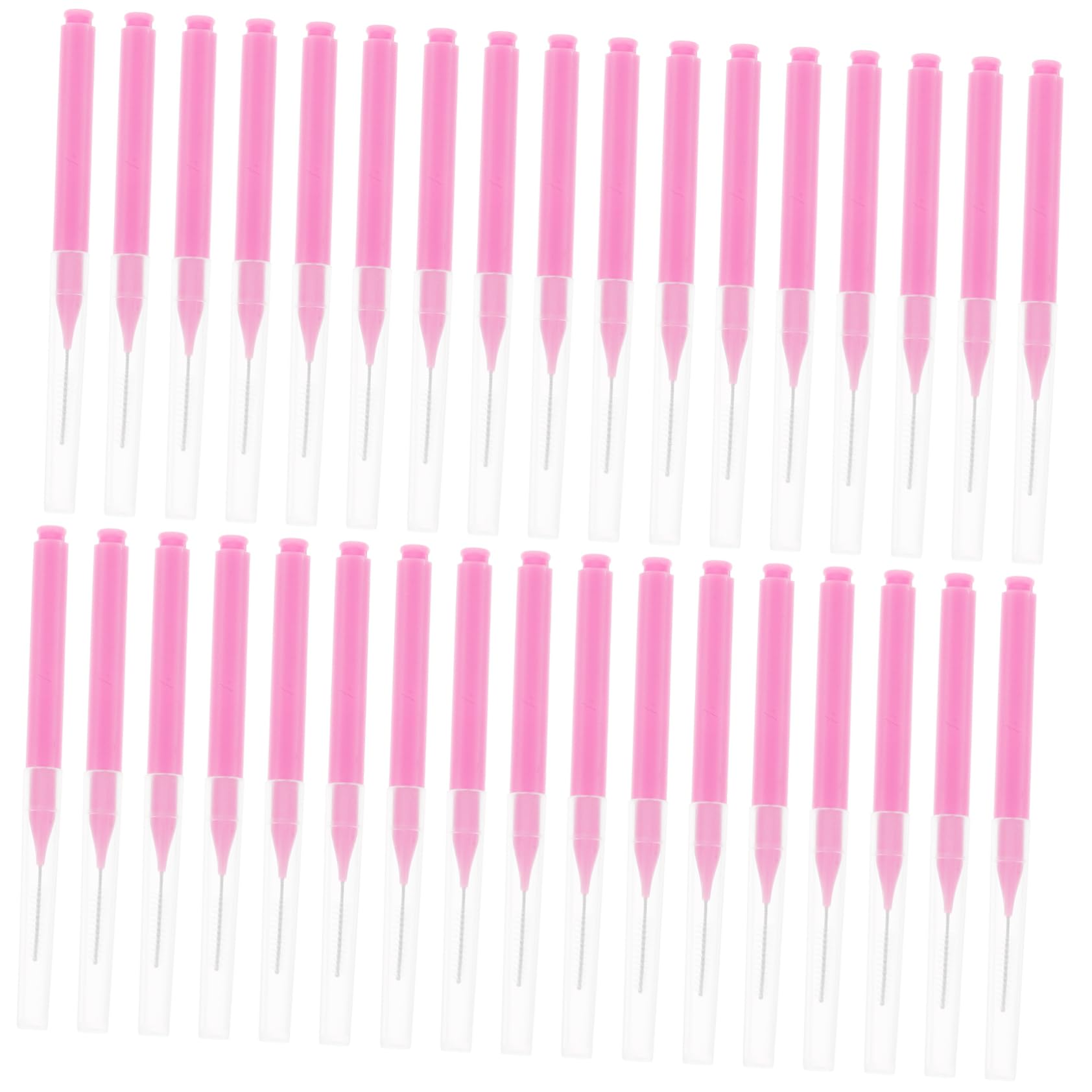 GLEAVI 100pcs Portable Interdental Brushes for Gentle Cleaning Between Teeth Soft Bristles for Braces Oral Care Multi-Functional Tool for Travel Daily Hygiene