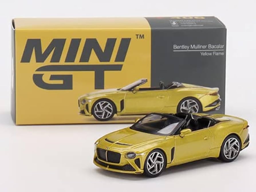 Amazon.com: Bentley Mulliner Bacalar Yellow Flame Metallic Limited