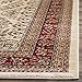 SAFAVIEH Lyndhurst Collection Area Rug - 6' Square, Ivory & Red, Traditional Oriental Design, Non-Shedding & Easy to Clean, Ideal for Living Room, Bedroom, Dining Space (LNH331A)