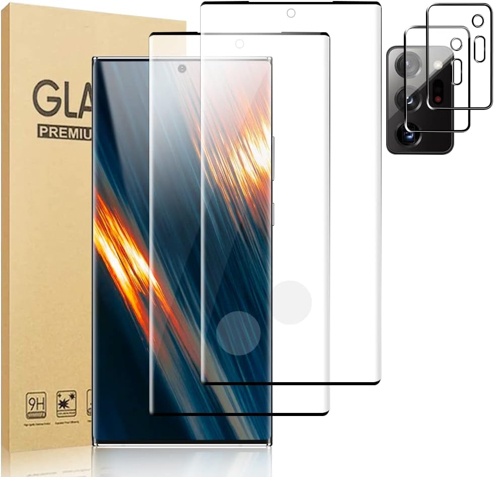 [2+2 Pack] Galaxy Note 20 Ultra Screen Protector, 2 Pack