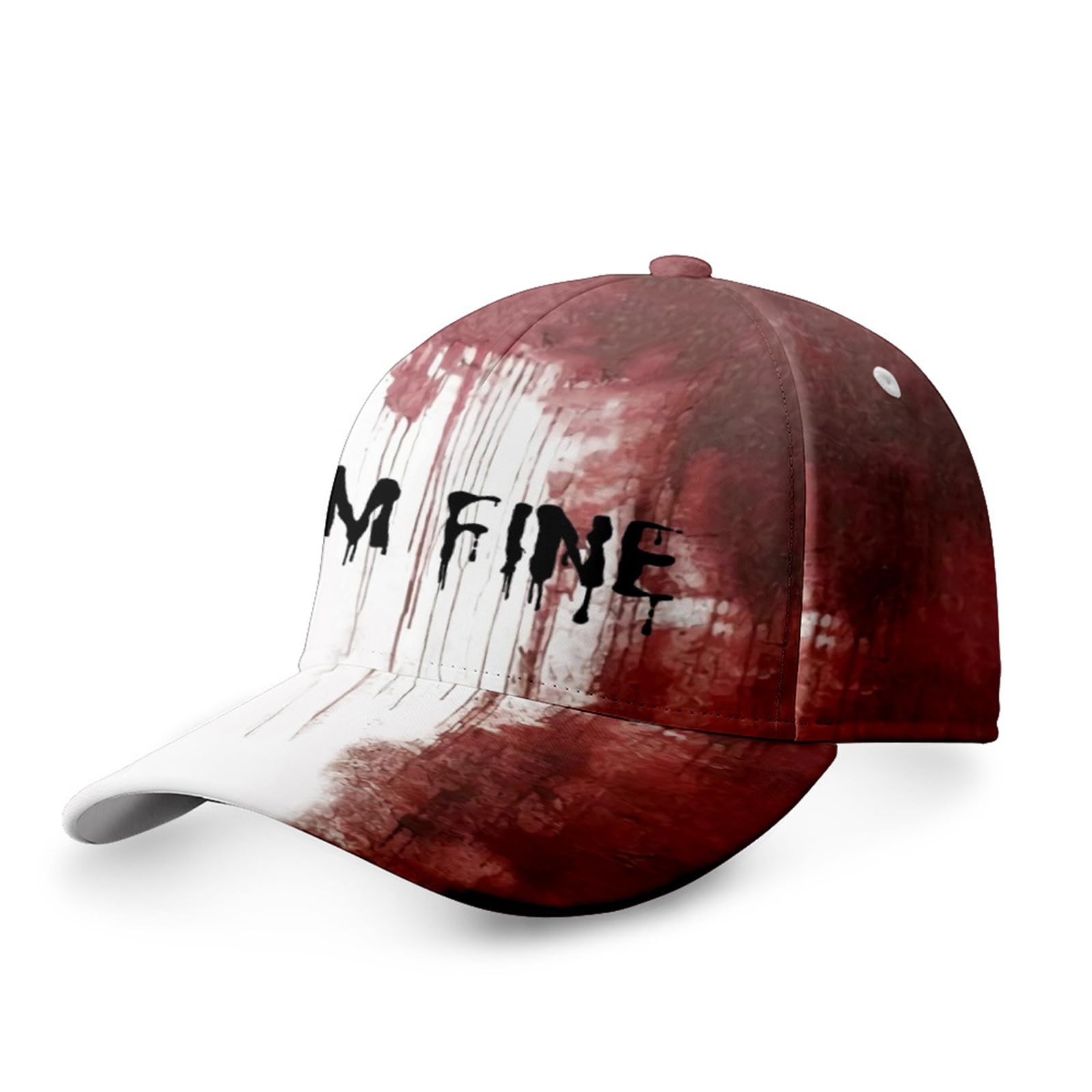 Blutige Halloween Baseballkappen - Gruselige Verstellbare Caps Für Kostüme