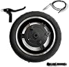 8.5 Inch Drum Brake Wheel for Electric Scooter 8 1/2 x 2 Inflated Wheel with Drum Brake and Axle Brake Cable