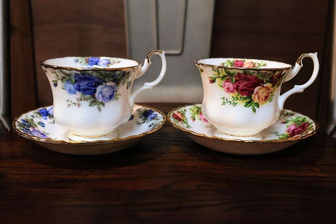 ロイヤルアルバートカップ&ソーサ2客セット ロイヤルアルバート