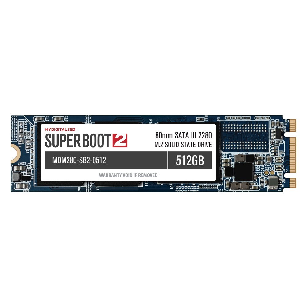 MyDigitalSSDSuper Boot 2 (SB2) SATA III (6G) SSD (512GB (480), SATA M.2 80MM (2280))