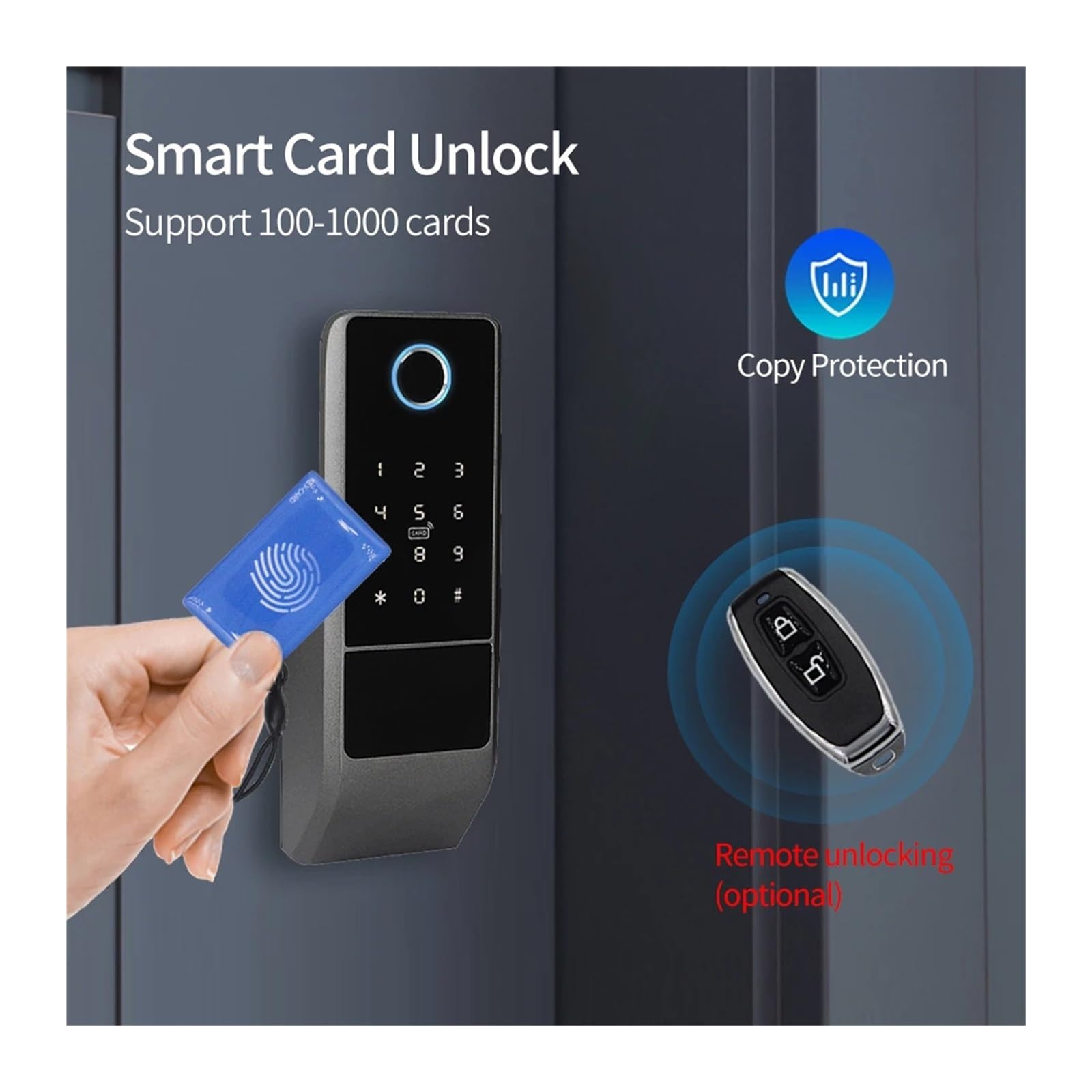 Cerradura de Puerta Inteligente TTLock, Resistente al Agua IP65(VD08 no Water)