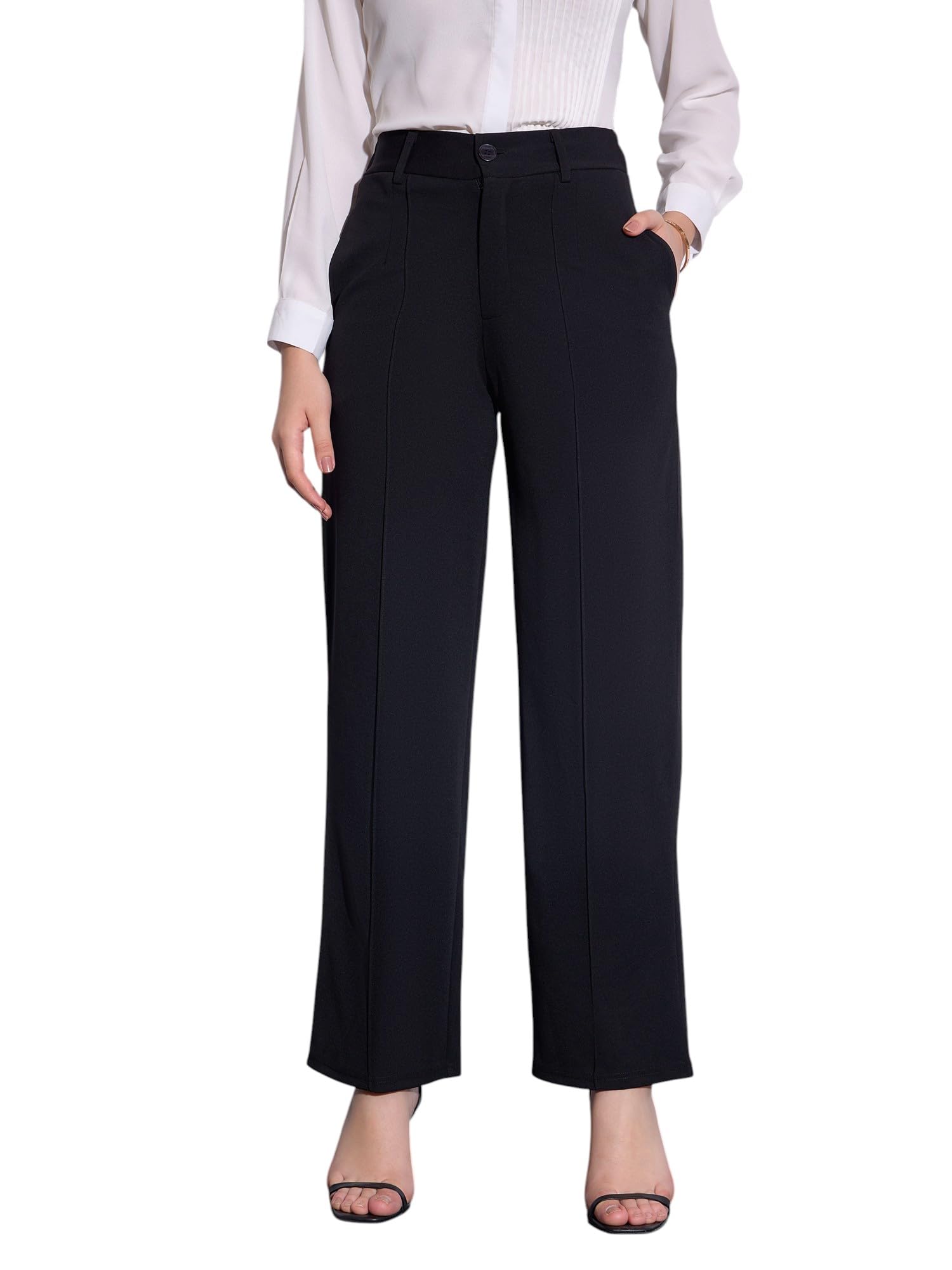 sassafras worklyf Women's Regular Straight Pants-picture-25