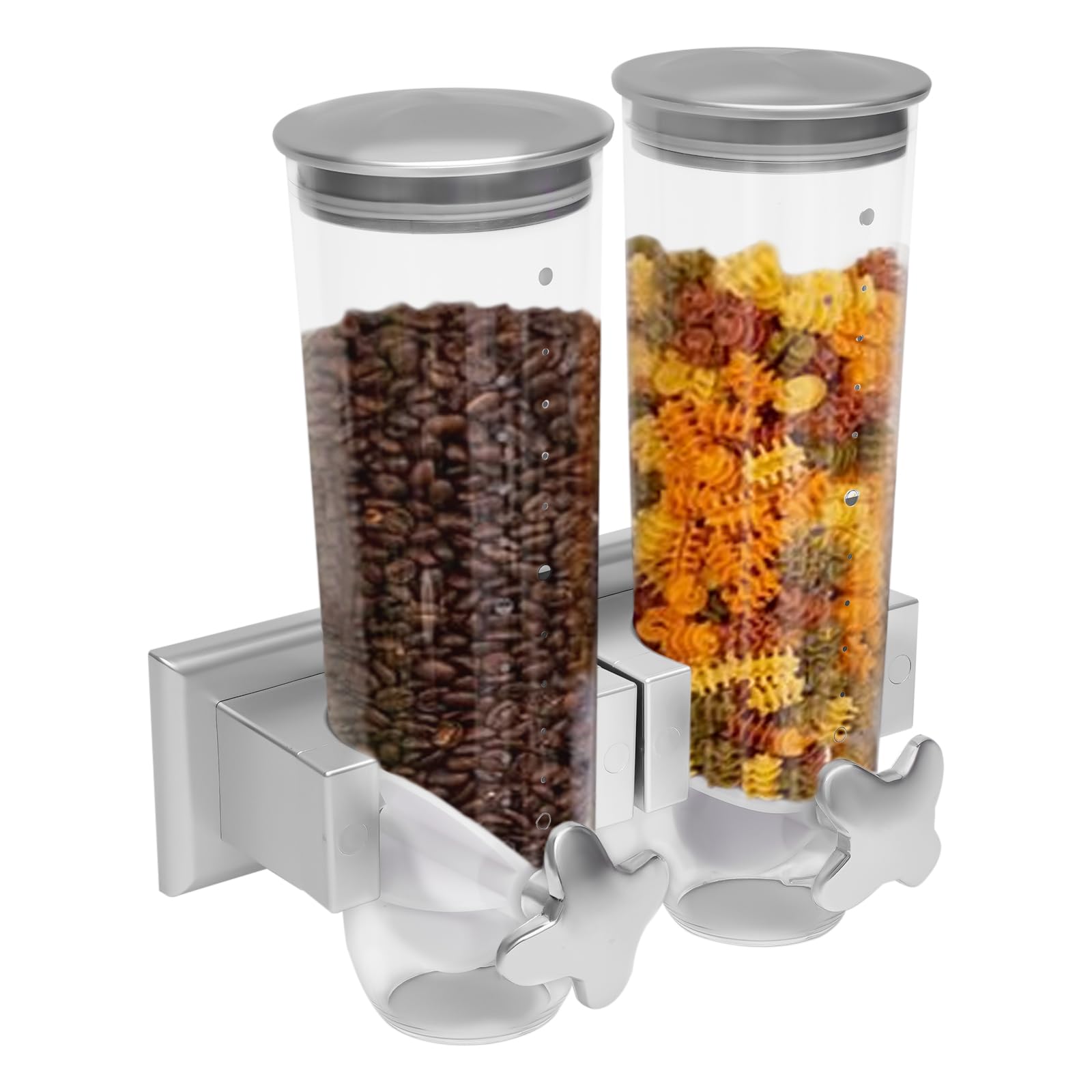 Lot De 2 Distributeurs De Savon, Fixation Murale, Avec Fenêtre, 450 Ml