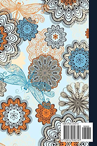 Guitar Tab Notebook: Flowers Cover Guitar Tab Notebook, Music Paper Notebook, Blank Guitar Tablature