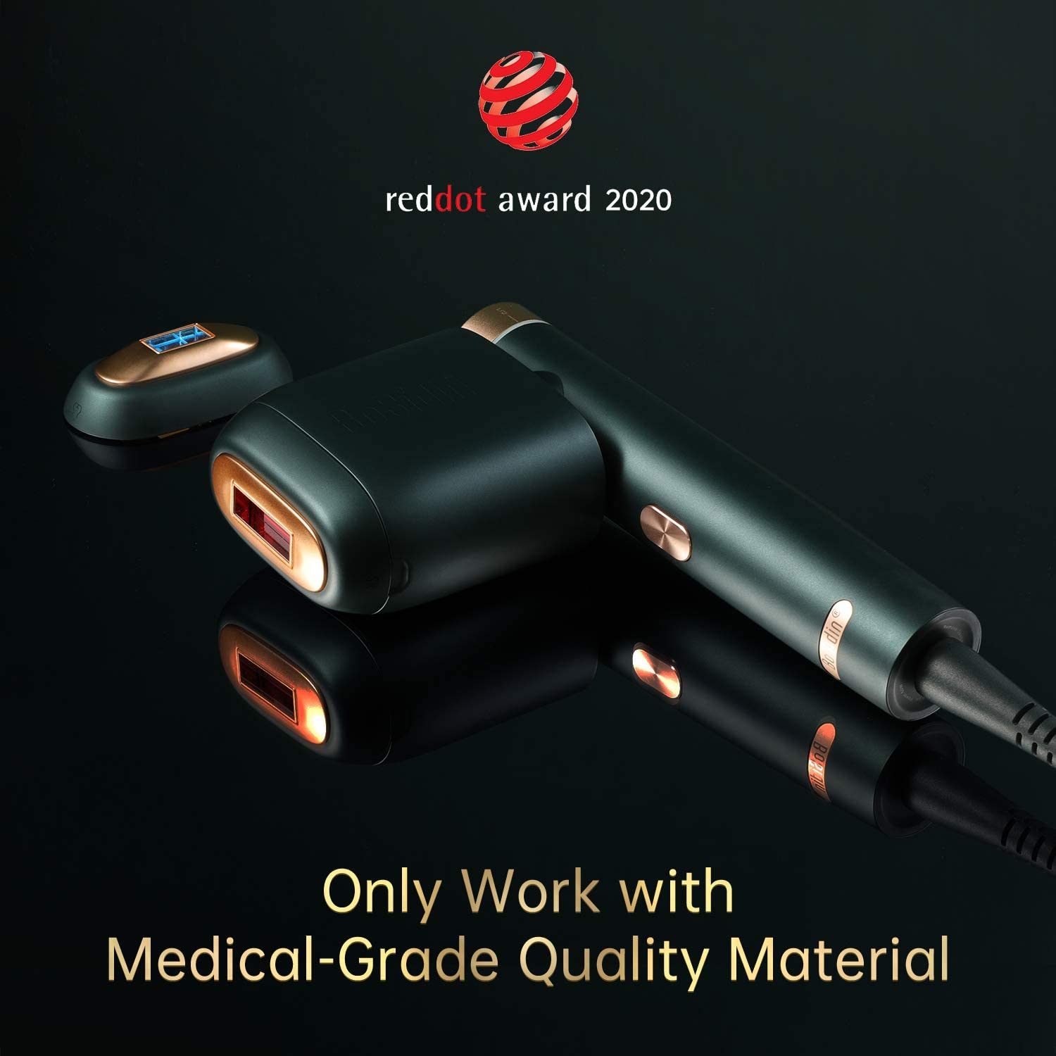 BoSidin Painless Permanent Hair Removal Device, Epilation for Women & Men - Body and Face