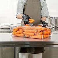 Vista 9 de Restaurantware Met Lux - Sartén para alimentos de 6 pulgadas de profundidad, 1 recipiente comercial de almacenamiento de alimentos