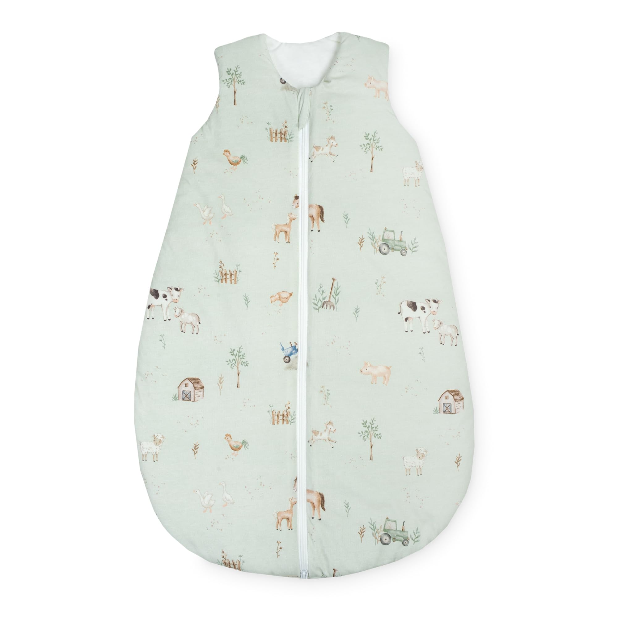 Julius Zöllner Sleeping Bag Jersey 2.5 TOG Size 80 | 100% Cotton Jersey | Oeko-Tex Standard 100 | Farm