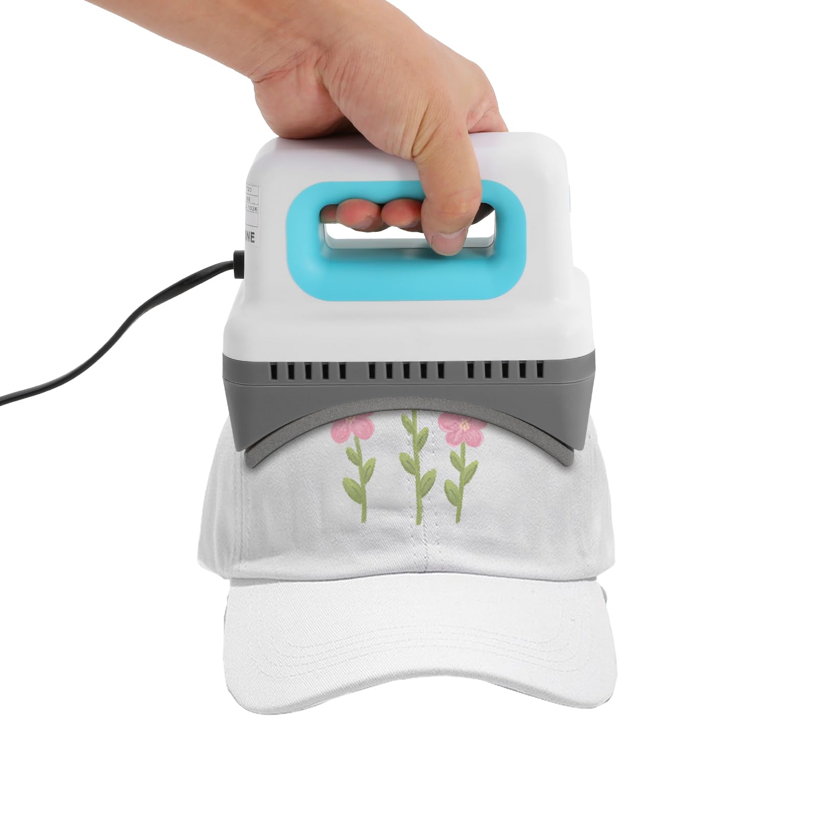 Presse de transfert portable pour casquette de baseball et chapeau de soleil 300W