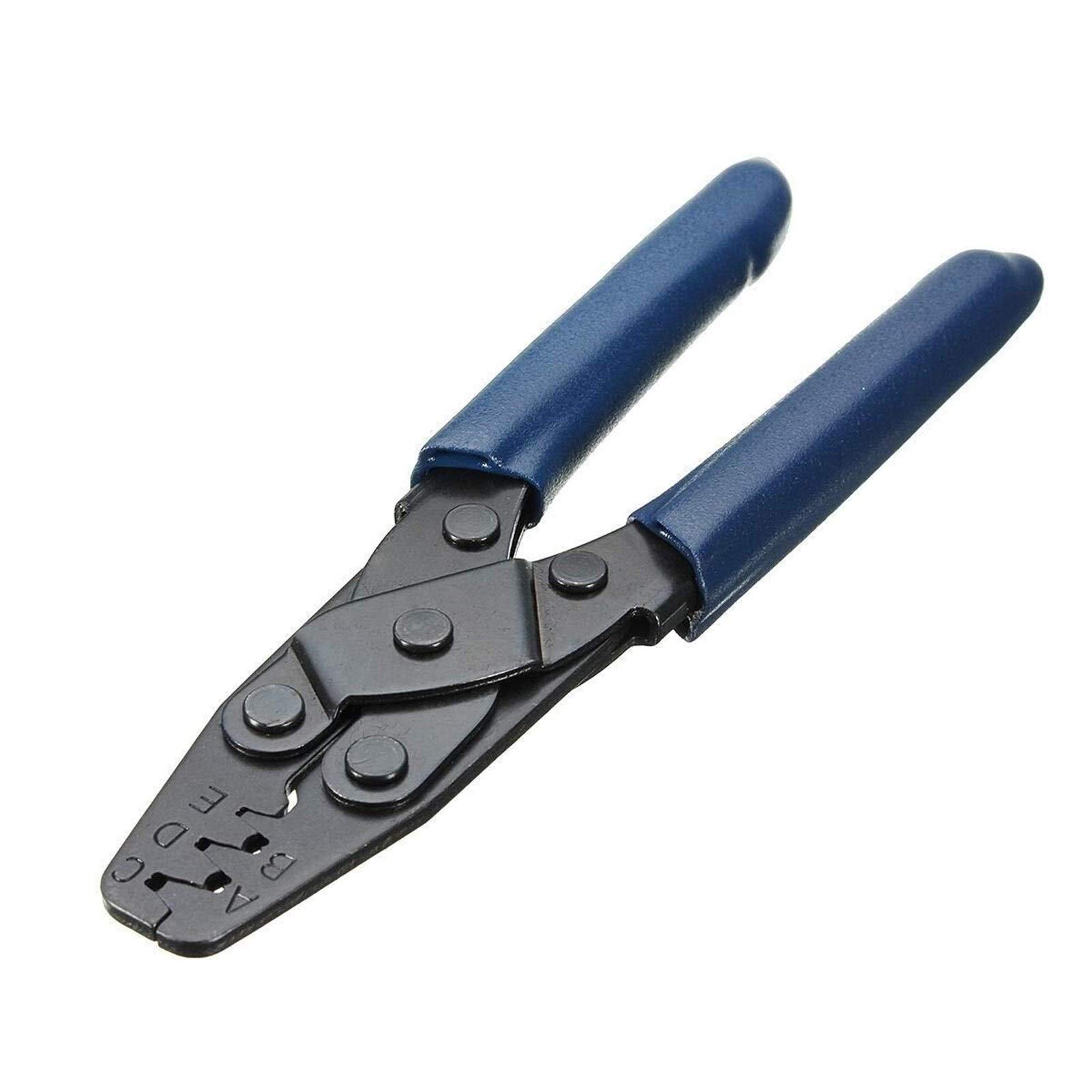 Pelacables, Herramienta eléctrica de engaste, alicates Pelacables de 210 mm, Herramienta de alicates de engarce de terminales 10-22
