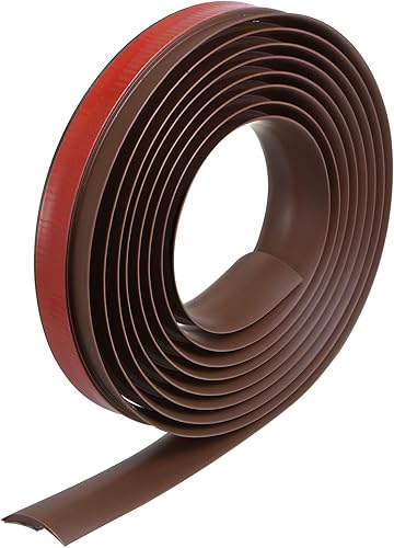 uxcell Tira de borde de suelo autoadhesiva, tira de transición de alfombra a azulejos, tira de borde para borde de puerta de altura inferior a 0.118