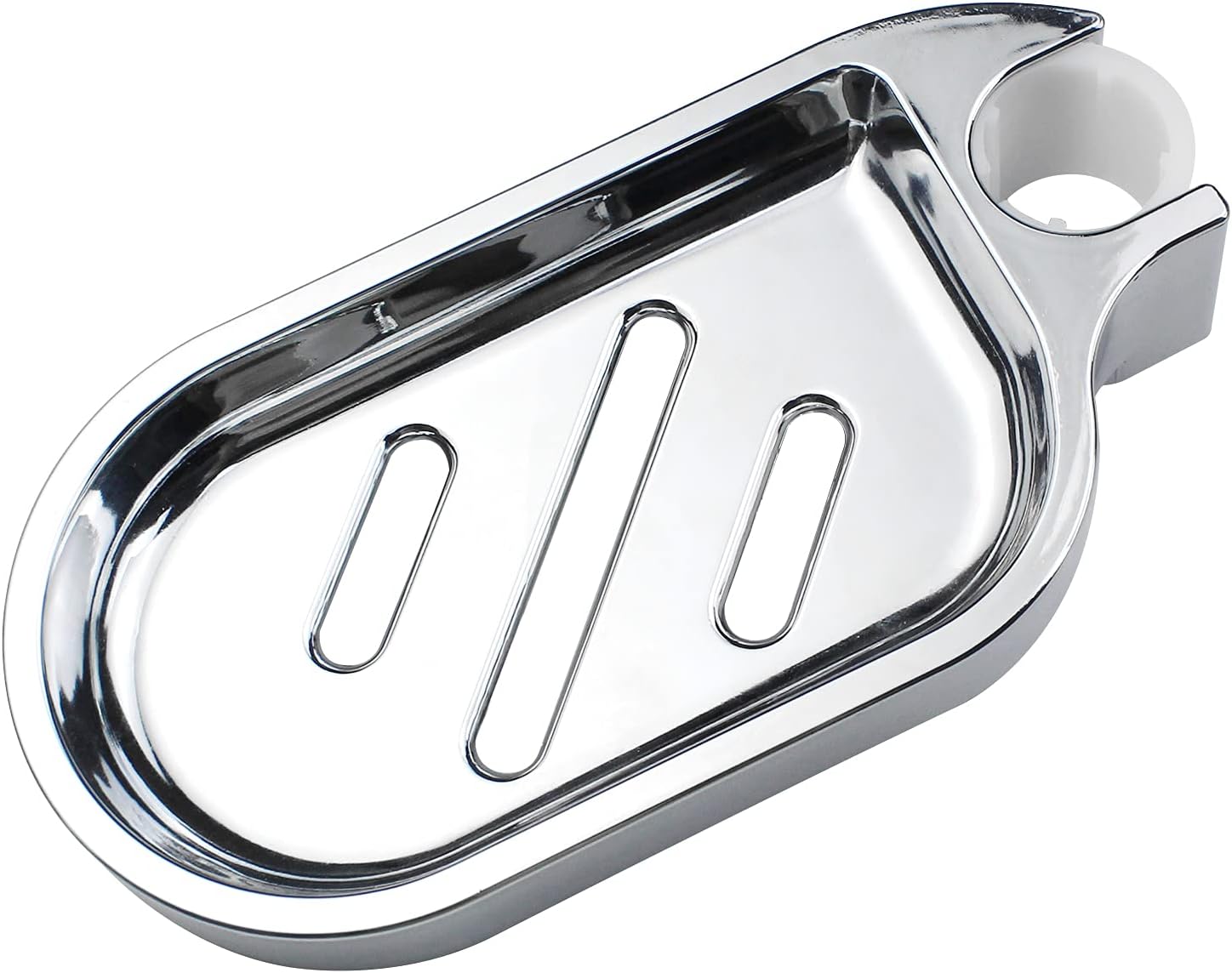 hocadon Shower Rail Soap Holder, Clipon Bathroom Soap Holder, ABS