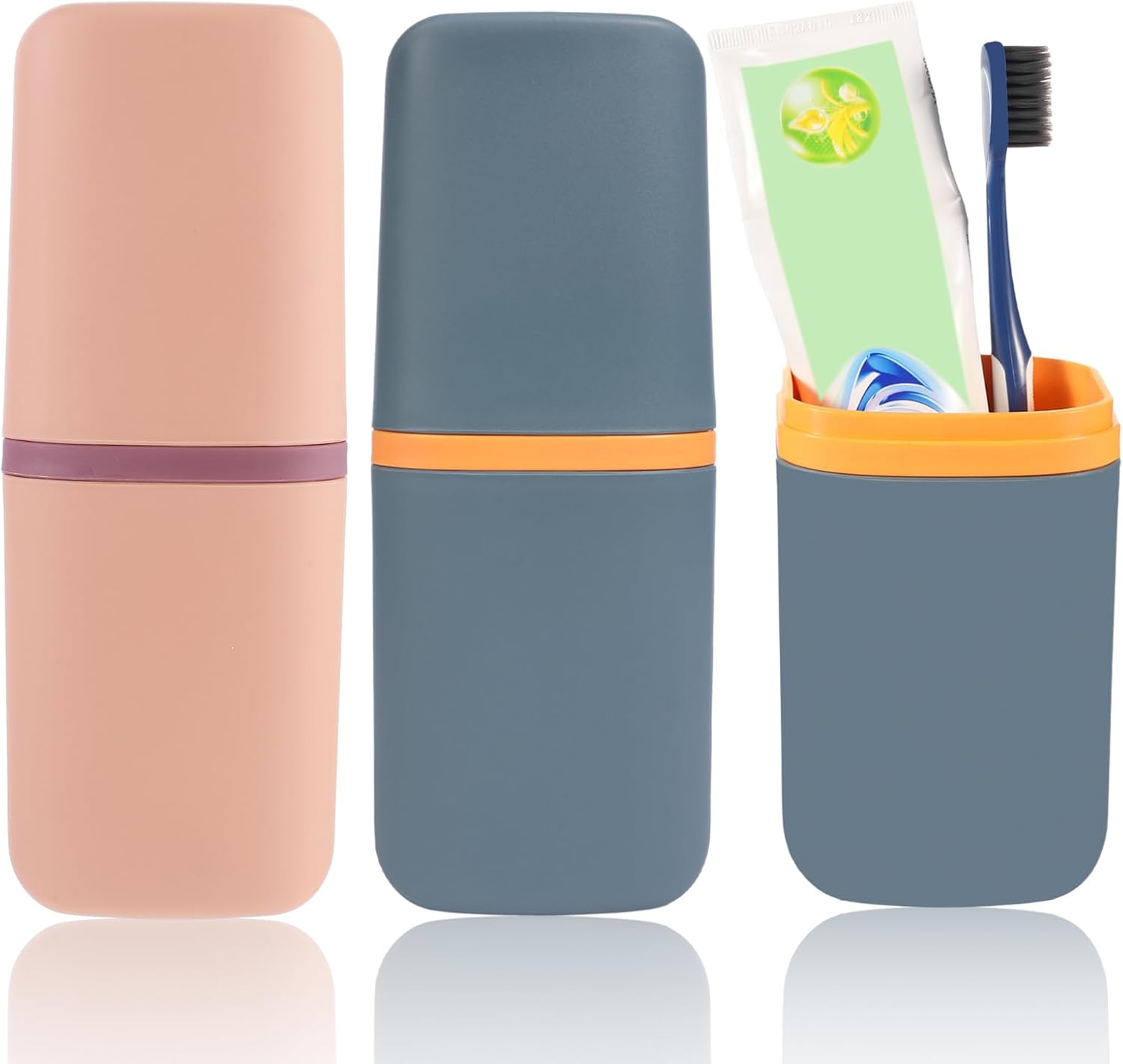 Sibba Toothbrush Organiser Travel Case 2 PCS Traveling