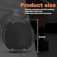 Vista 3 de Wolfwo Alfombrilla de anillo para bolsa, kit de parachoques evita que las bolsas pesadas independientes se muevan durante entrenamientos intensos