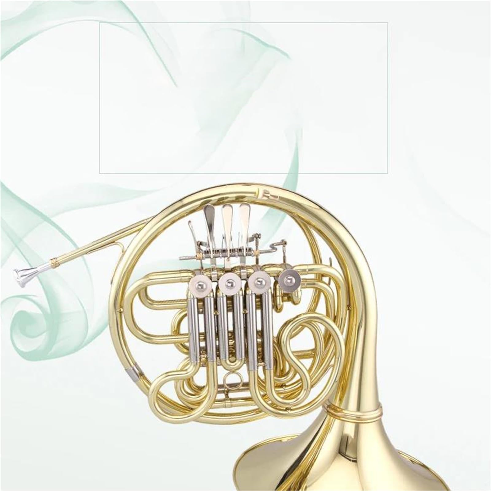 Corno Francese Strumento Musicale Corno Francese Doppio Professionale In Ottone Giallo Aspetto Meraviglioso