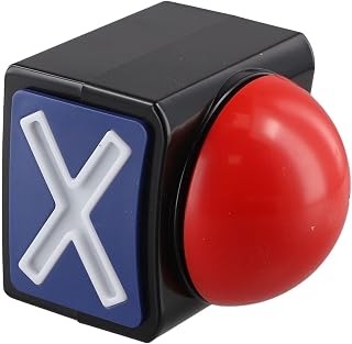Red Game Buzzer with Lights and Sound for Trivia Quiz Parties