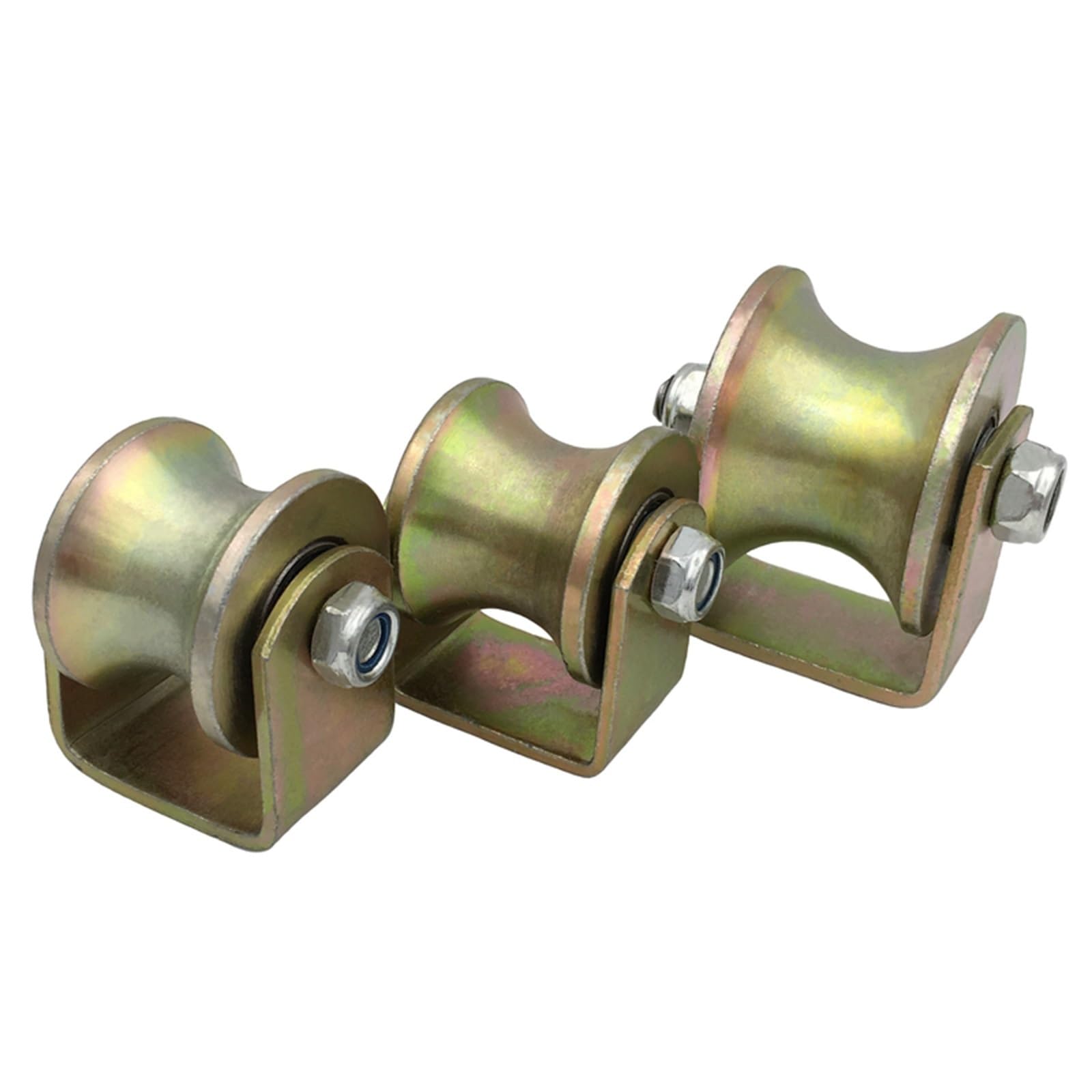 Rundrohr U-förmiges Schienenrad U-förmiges Drahtseillager Führungsrad Tragfähigkeit 500 kg (Size : U40mm)