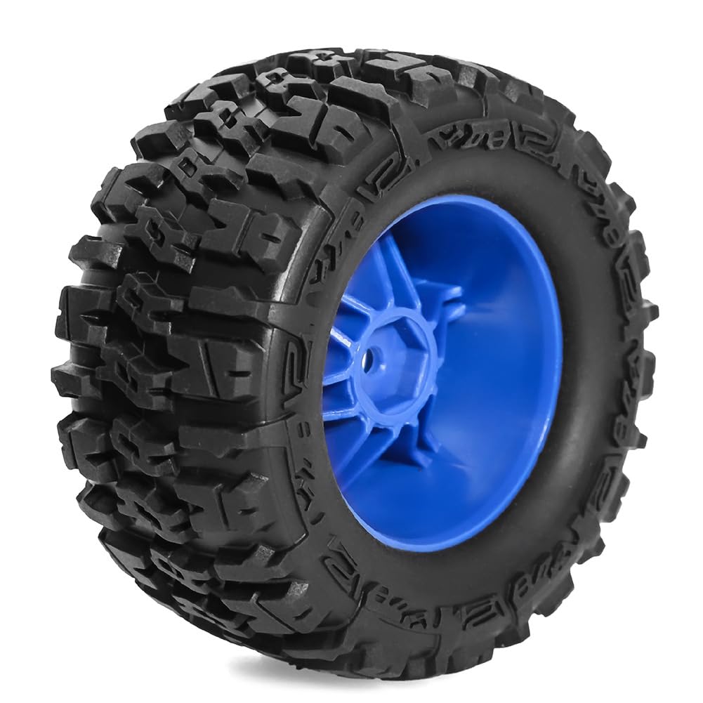 Amazon.co.jp: Roisin 4個 90mm ゴムタイヤホイールタイヤ 1/14 1/16 1