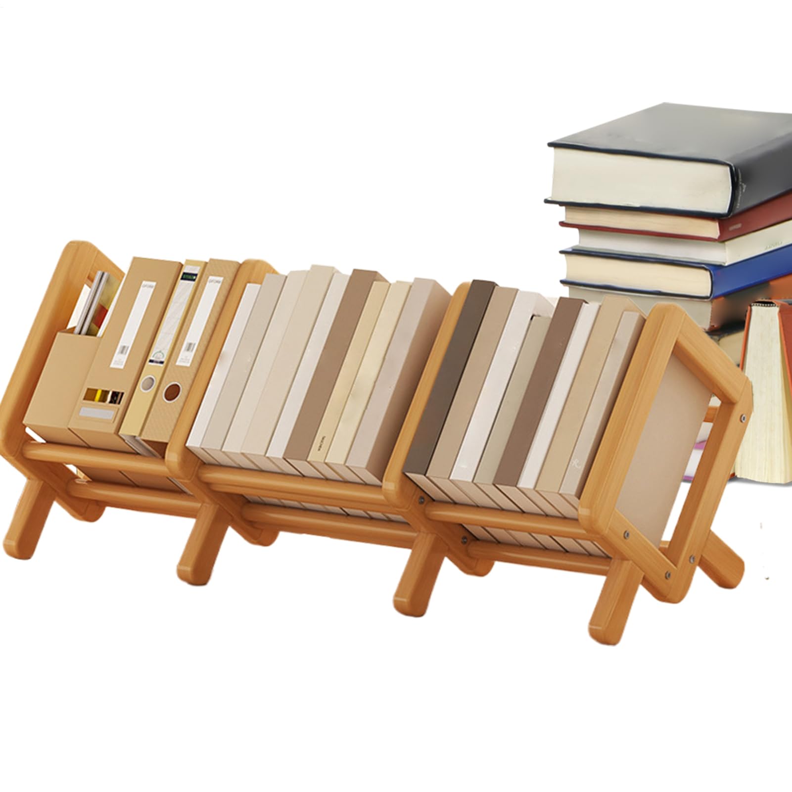 Bibliothèque pour bureau étagère en bois extensible meuble rangement
