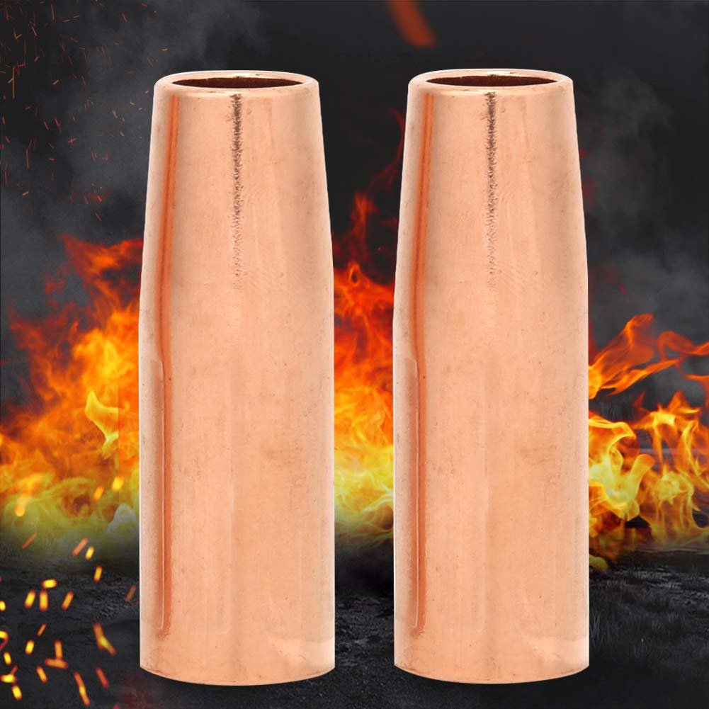 Marhynchus 2pcs MIG Welding Nozzle 21-37 3/8inch Copper Tips Holders for Tweco MIG Welder