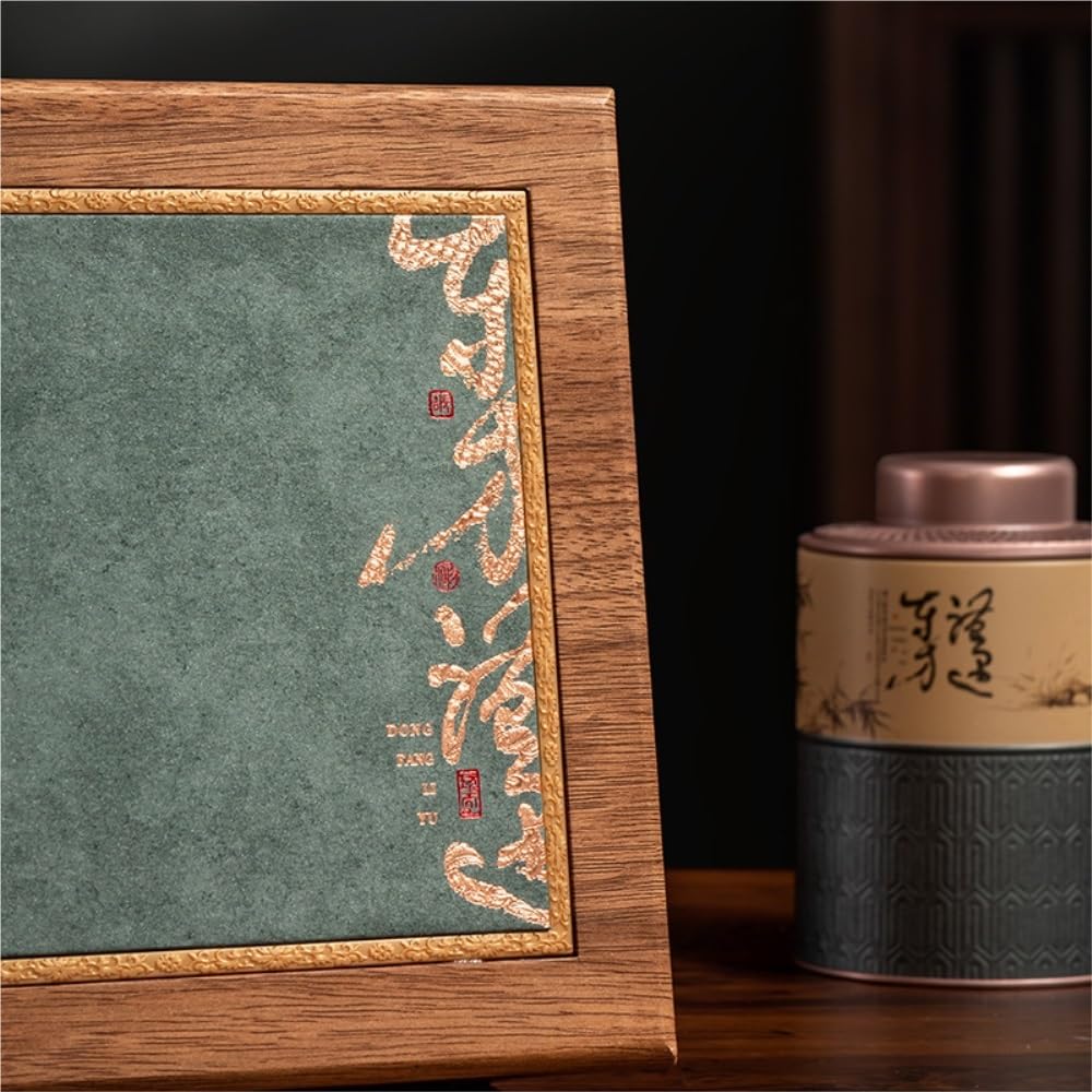 Set Da Tè Contenitore for la conservazione del tè sfuso Barattolo for la casa Cucina Cibo Scatola di latta sigillata Set da tè cinese retrò Set di scatole regalo con doppio barattolo Barattolo Per Con