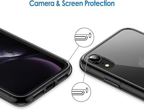 Vista 43 de JETech - Funda para iPhone XR de 6.1 pulgadas, cubierta para absorción de golpes Claro