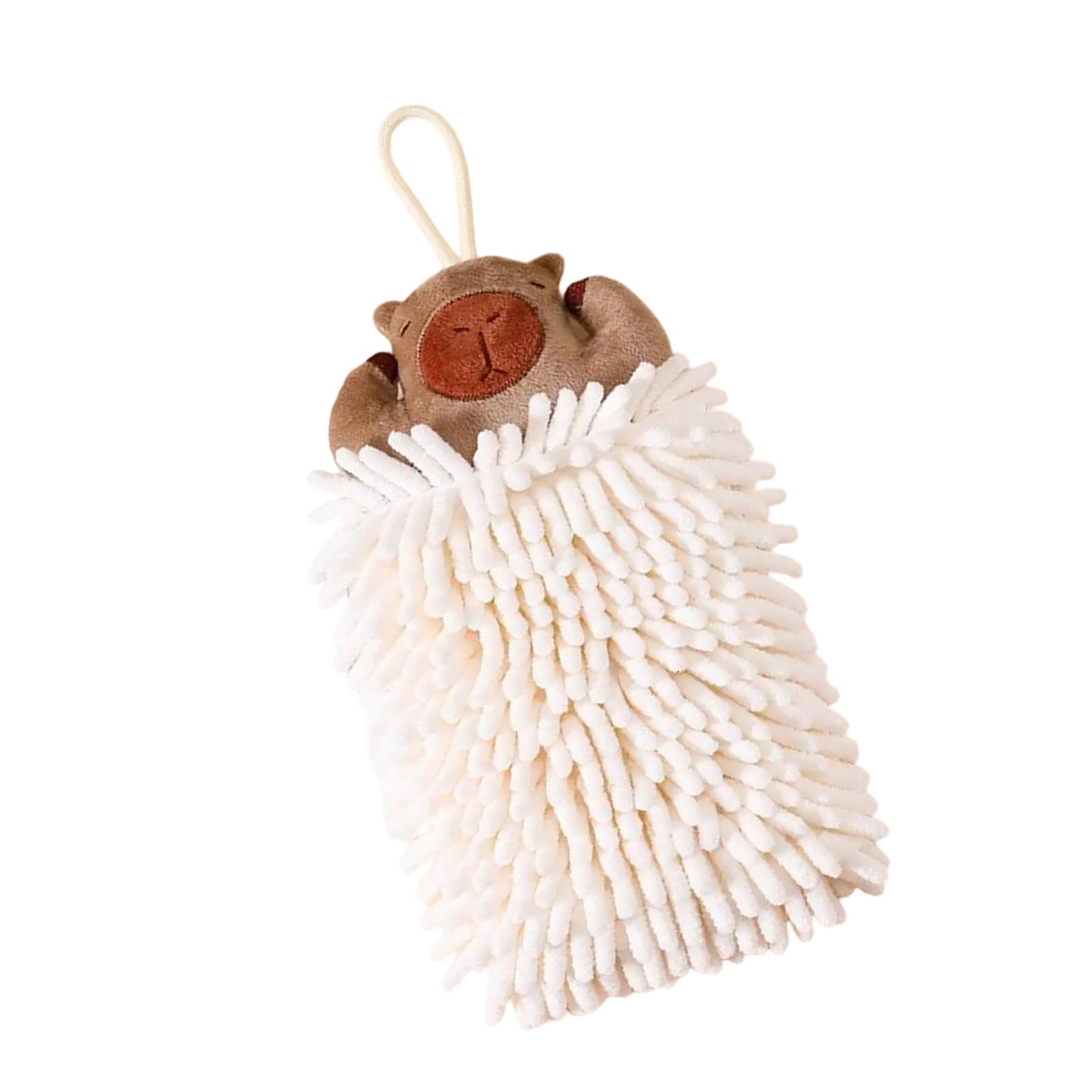 Elnwnnkc Chenilles Hand Towel Bathroom Kitchen Hand Towel Balls with Hanging Loopes Quick Drying Soft Absorbent Microfiber Chenilles Towels