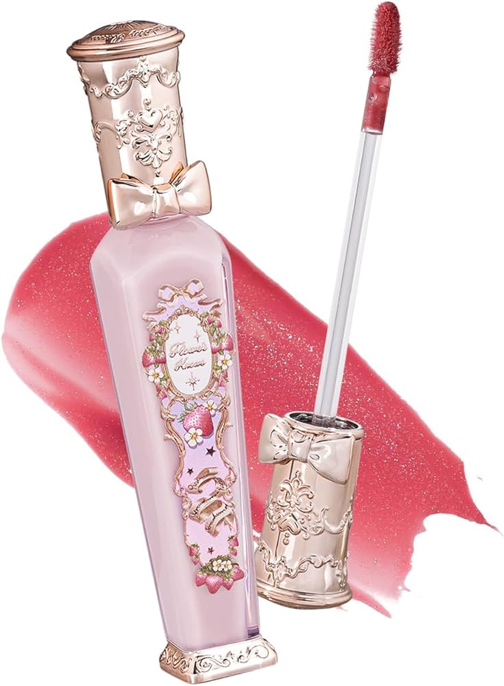 Amazon.com : Flower Knows Violet Strawberry Rococo Glowy Lip Gloss