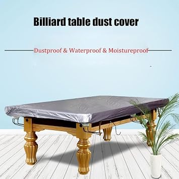 Dustproof Protective Cover for Pool and Billiard Tables, 7/8/9/10/12ft Billiard Snooker Table Strong And Tearproof Dust Protection Cover, Billiard Table Dust Cover-9ft