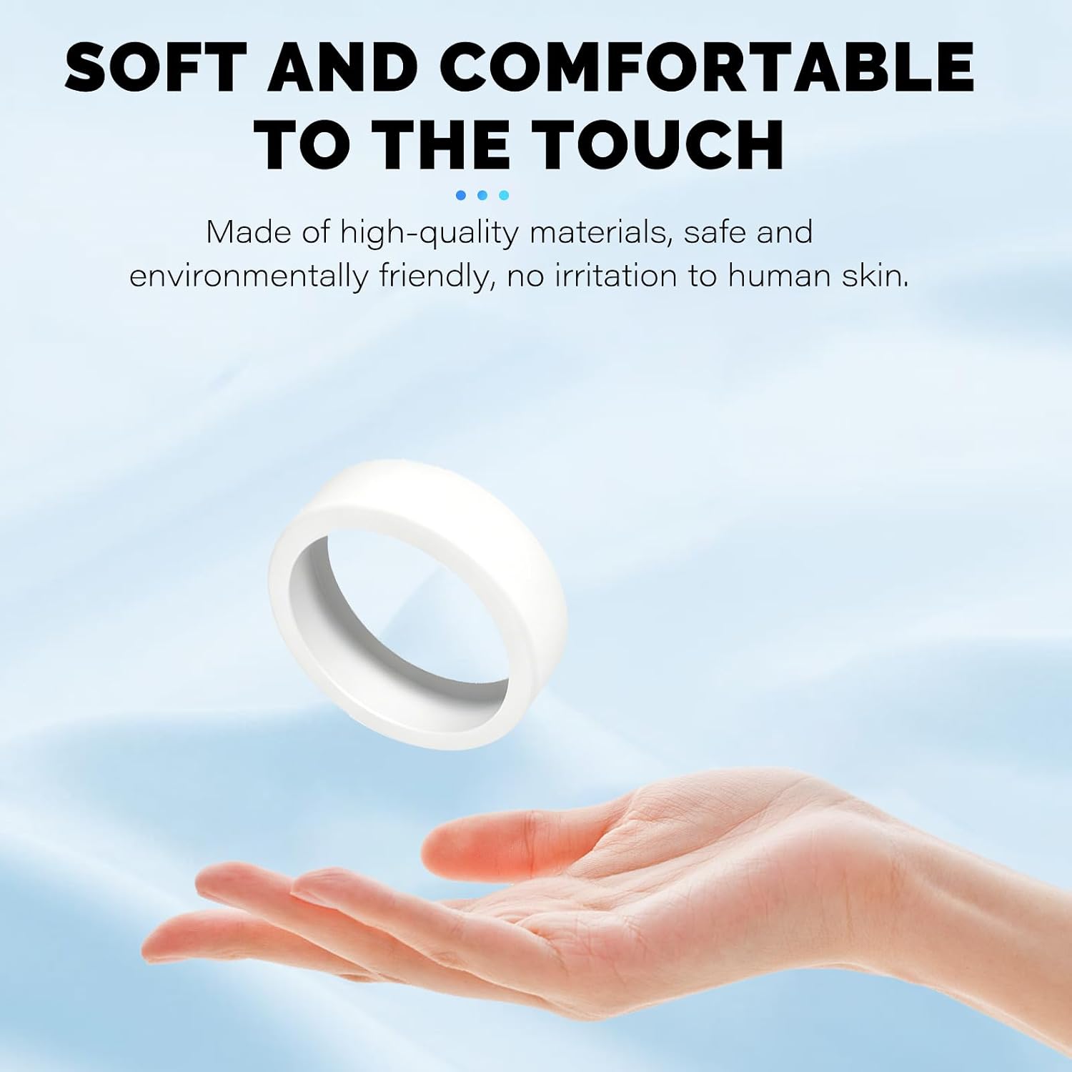 [3 Pack] Case for Oura Ring 5,NOUKAJU Ring Protective Cover,Drop-Proof,Scratch-Proof,M(Size 9-11),Silicone Protective Cover for Oura Ring 5(White+Pink+Clear White)