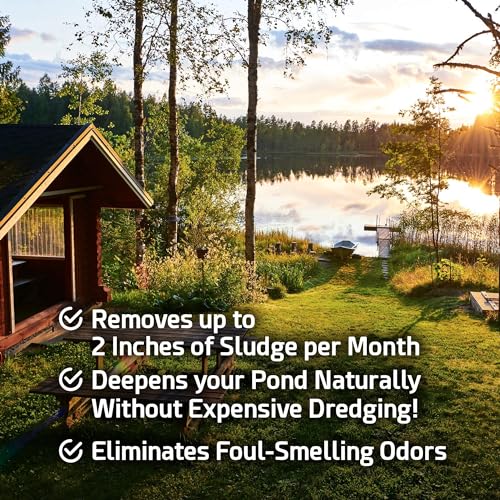 Pond-Sludge-Remover–5-Pounds-Beneficial-Pond-Bacteria-Enzyme-Treatment-100-Natural-Muck-Digester–Safe-for-All-Aquatic-Life-and-Recreation-Made-in-The-USA Pond Sludge Remover–5 Pounds Beneficial Pond Bacteria Enzyme Treatment 100 Natural Muck Digester–Safe for All Aquatic Life and Recreation Made in The USA