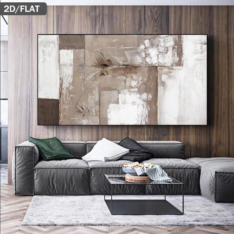 Tableau moderne AEFOUU 45x90 cm habillage mural pour salon sans perçage complexe