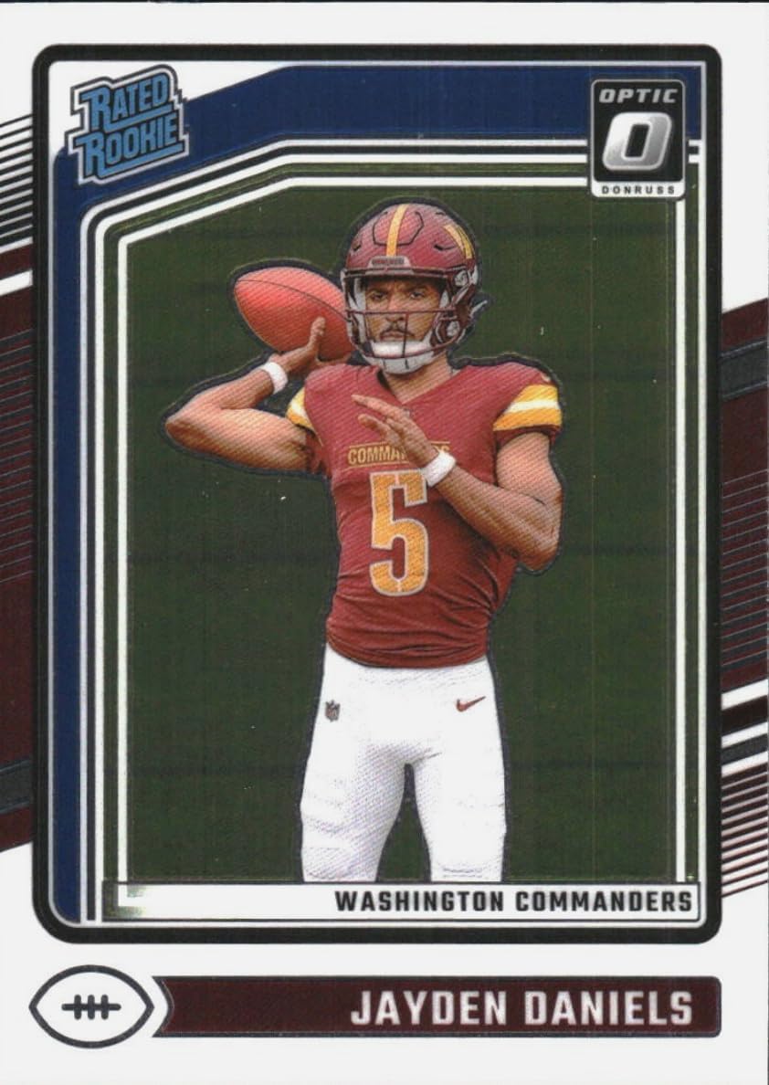 2024 Panini Donruss Optic Jayden Daniels #248 Washington Commanders Rookie RC Football Card