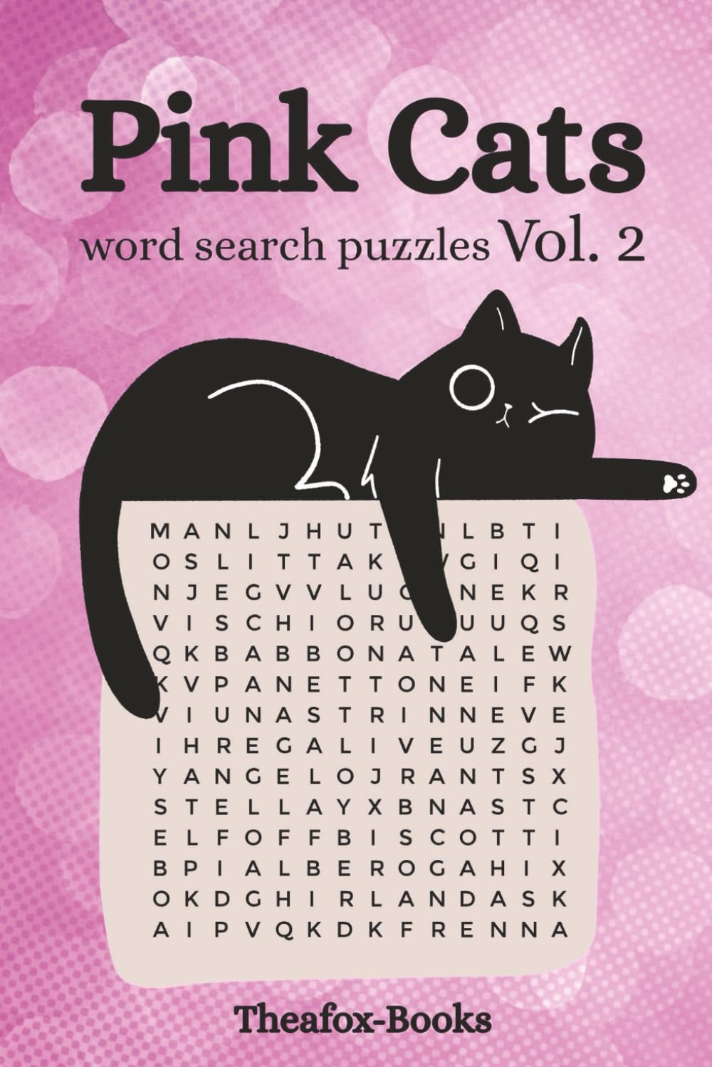 Pink Cats Word Search Puzzles Vol.2