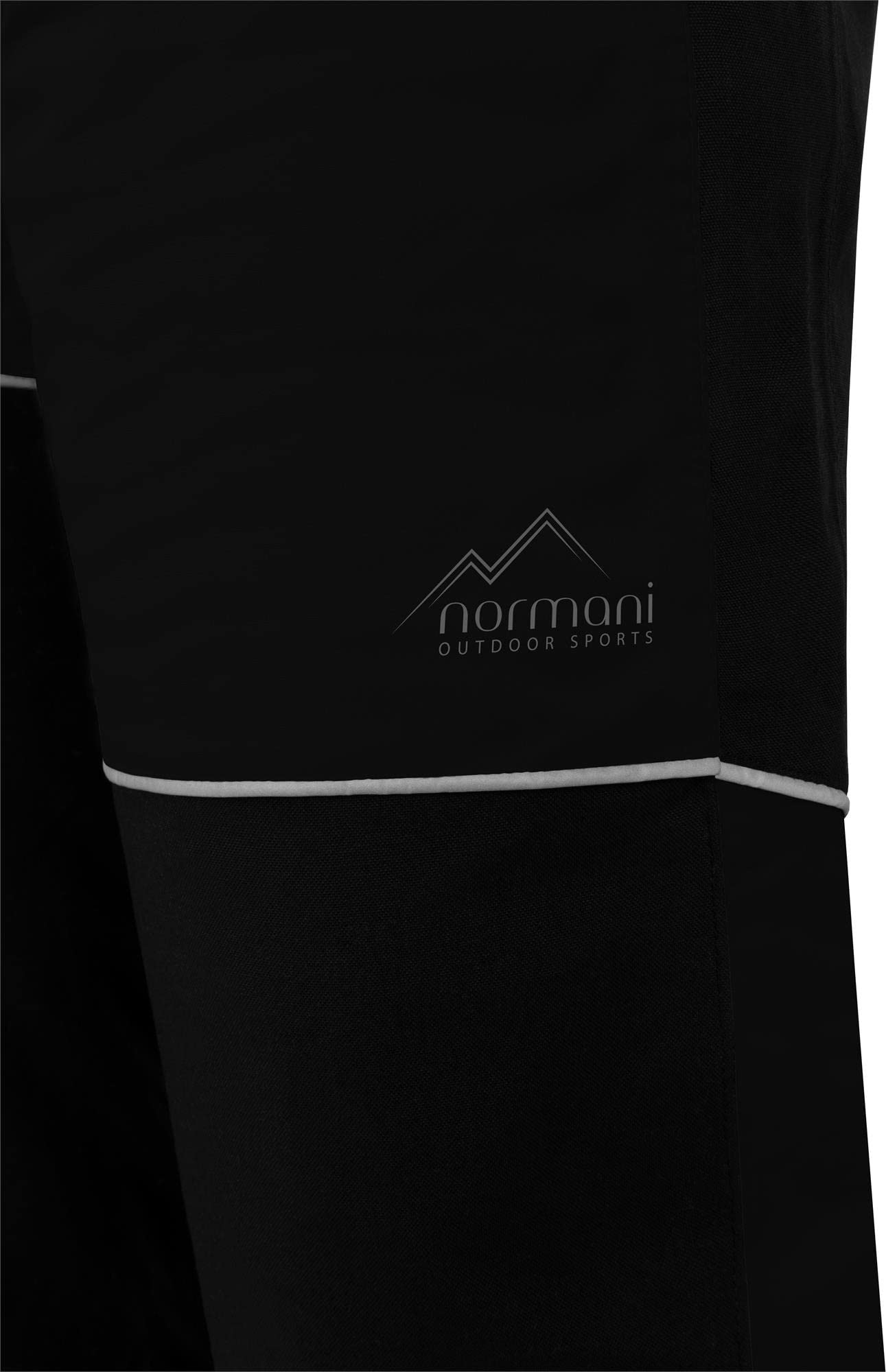 normani Kinder Regenhose - wasserdichte Sommerhose ungefüttert für Mädchen und Junge - Buddelhose Matschhose mit 3M Reflektoren und Grow Out Funktion - Wassersäule: 6000 mm