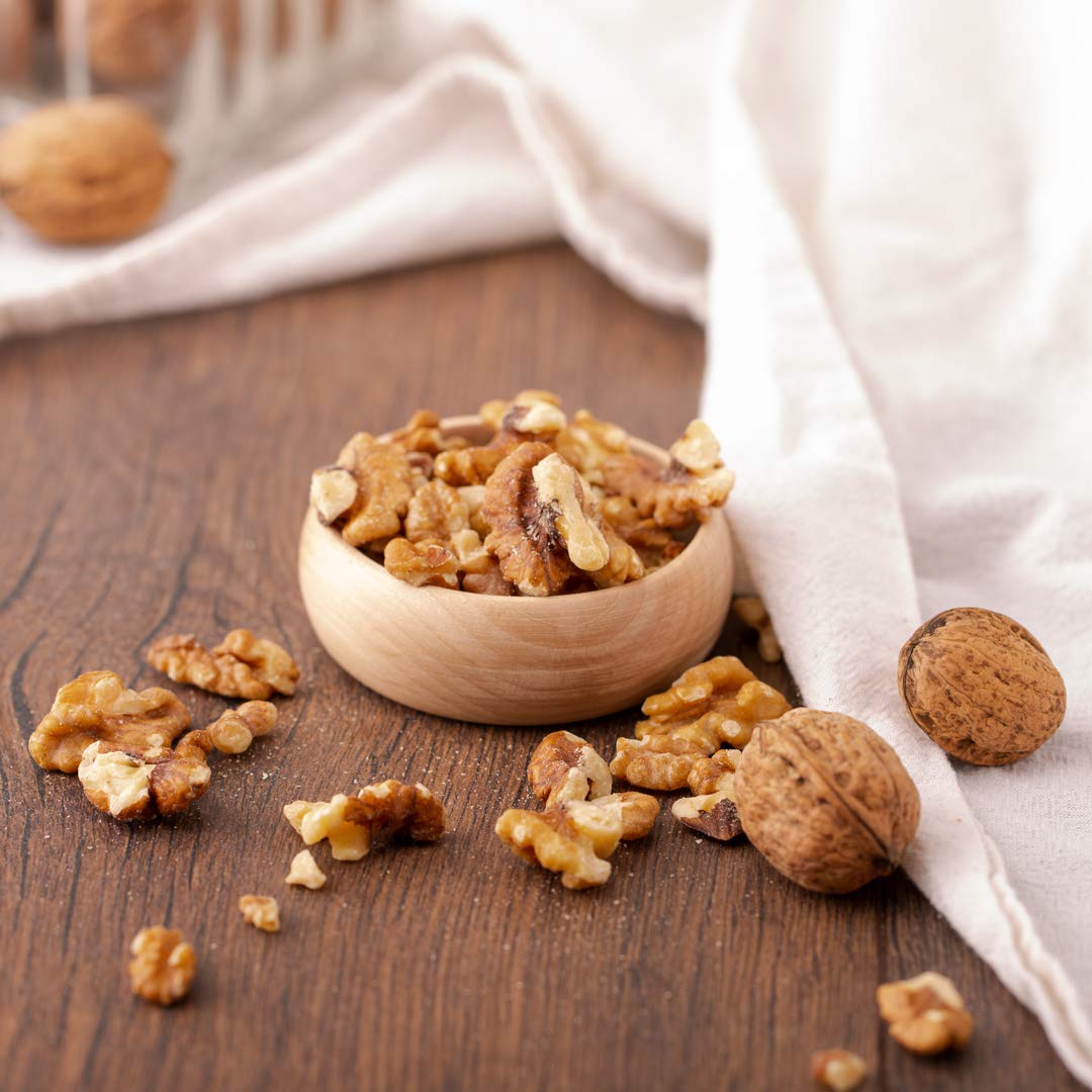 süssundclever.de® | Bio Walnusskerne | 1,0 kg | Walnussbruch | helle Kerne | unbehandelt und 100% natürlich | plastikfrei und ökologisch-nachhaltig abgepackt