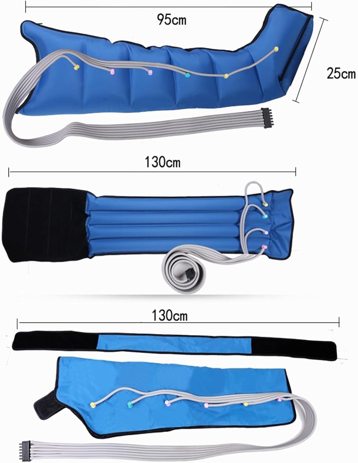 Linfodrenaggio Medico Linfodrenaggio Braccia Massaggiatore Compressione d'Aria per Gambali e Addome Presso Terapia Gambe Linfodrenante Pressoterapia per Casa per Gambe E Addome