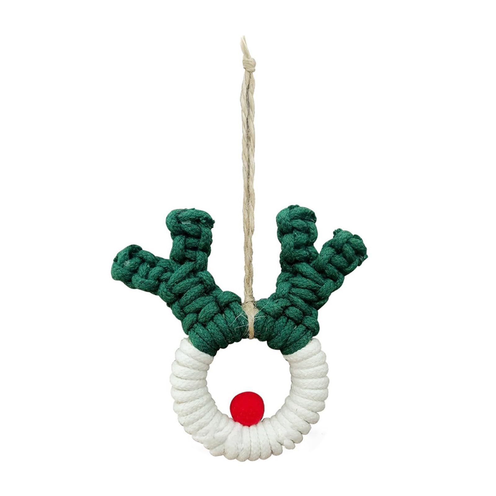 Elnwnnkc Delicate Christmas Deer Head Decor Beautifully Crafted Ornaments Perfect for Festive Decorating Your Home, Indoor and Outdoor Christmas Tree Decor