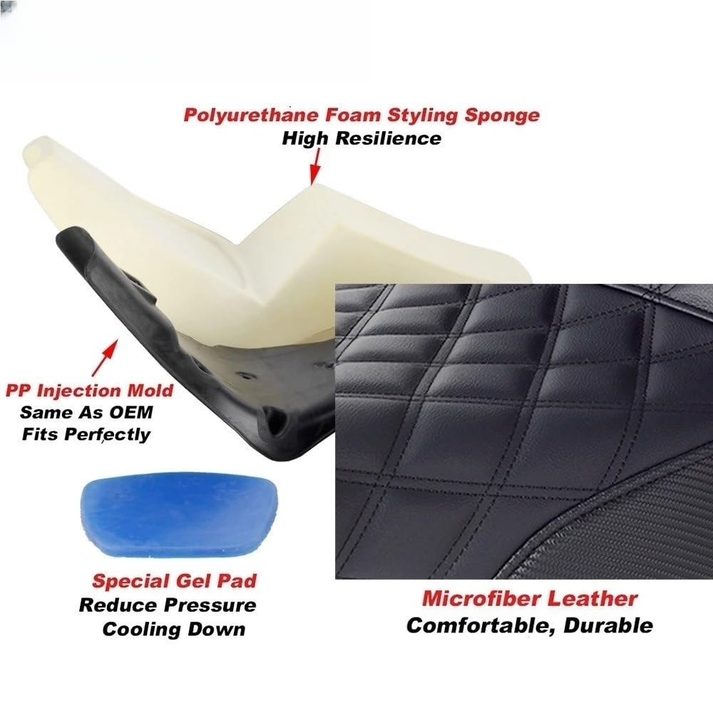 Moto Cuscino per conducente moto 4 colori Comodo due UP