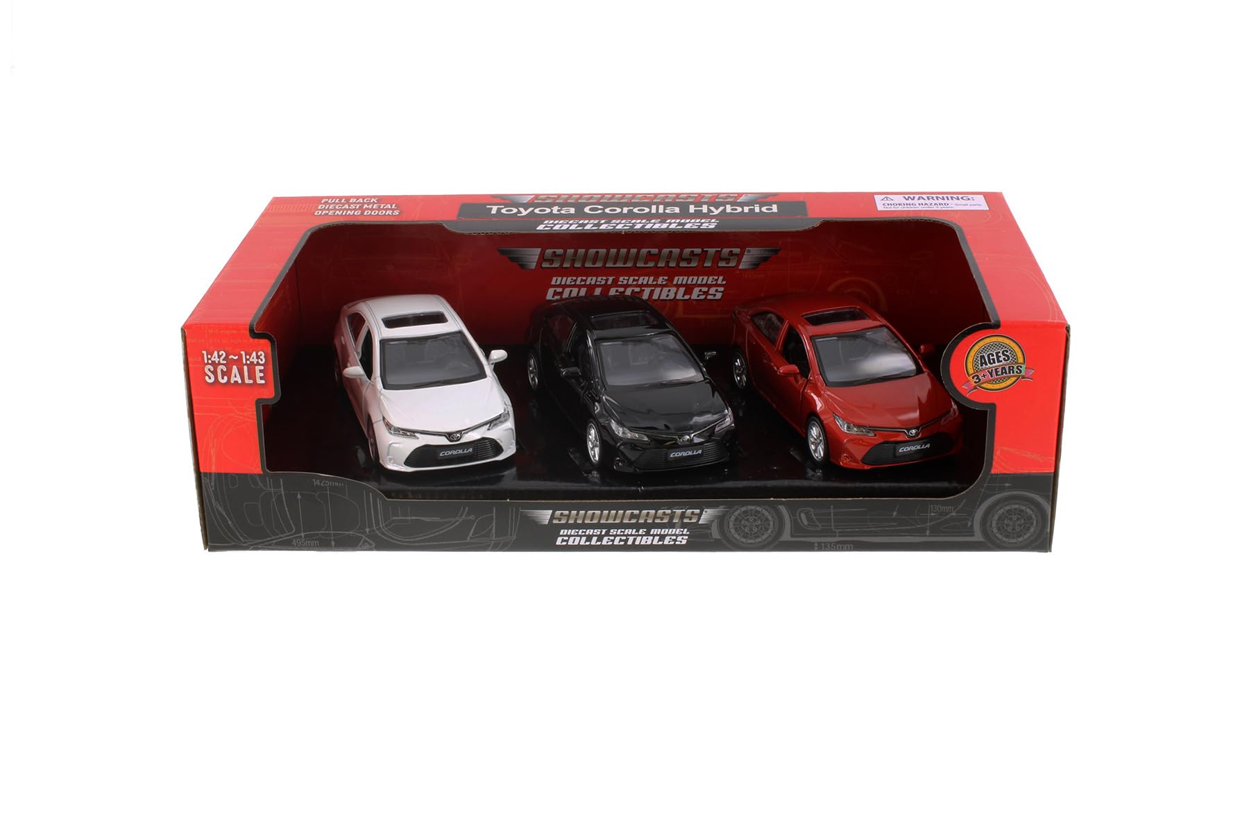 Amazon.com: Showcasts Corolla Hybrid Assortment 3-Pack 67813W/24-1