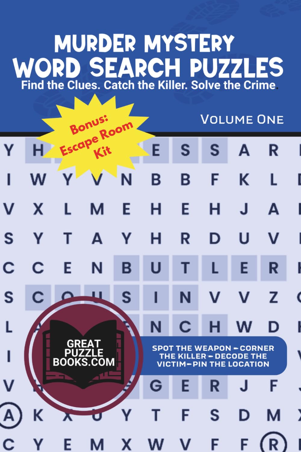Murder Mystery Word Search Puzzles: Volume One
