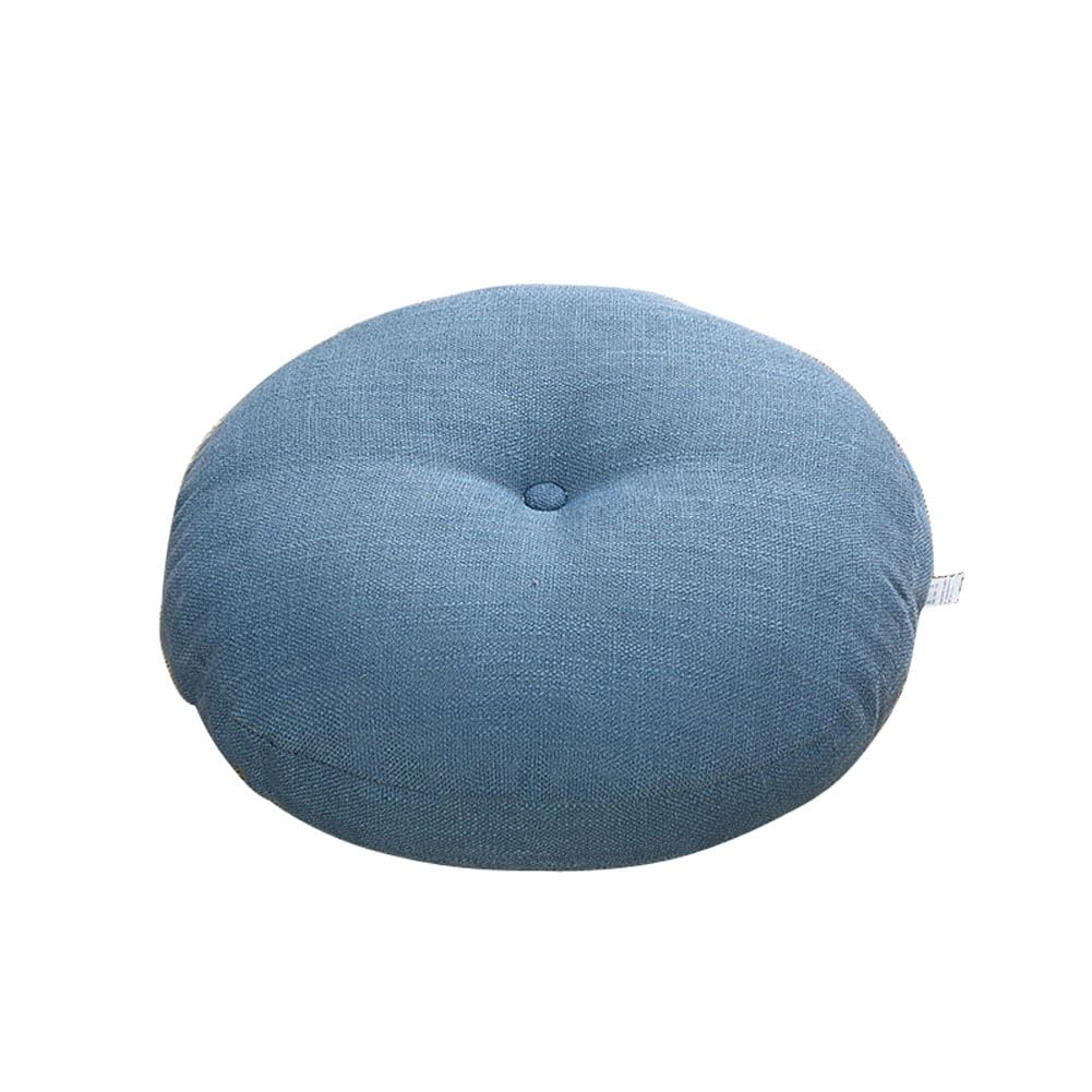 Coussin de siège doux en lin bleu clair pour supprimer l'inconfort du camping