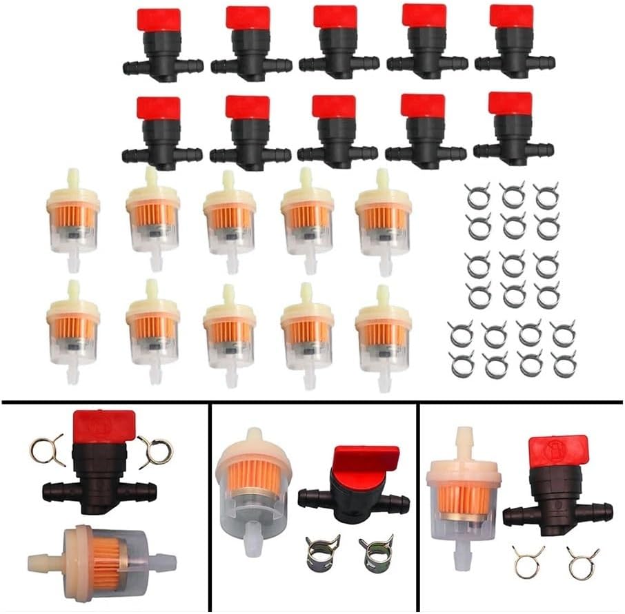 Lawn Mower Parts Fuel 1/4" In Line 5056 5056D 5056K 54-3150 Fit For Many Mowers Fuel