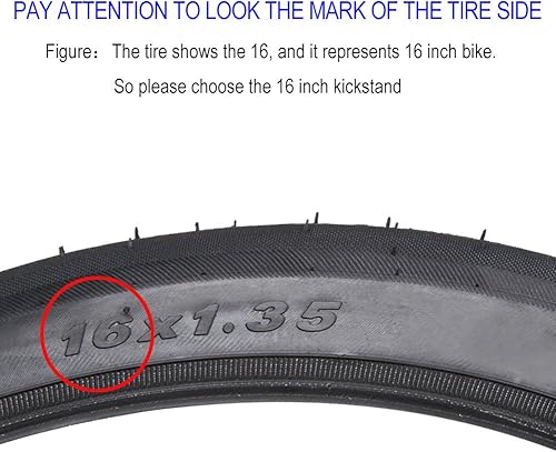 Miniatura 10 de Soporte de bicicleta Usong, soporte de bicicleta plegable de un solo lado, de 12 pulgadas, 14 pulgadas, 16 pulgadas, 18 pulgadas, 20 pulgadas, para