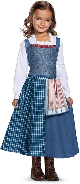 美女と野獣 ベル 村 衣装 青い ワンピース コスチューム 服 実写版 子供 幼児 ディズニー キャラクター コスプレ 仮装 キッズ Xs 身長94 109cm 体重15 17kg 並行輸入品 キッズコスチューム おもちゃ Amazon