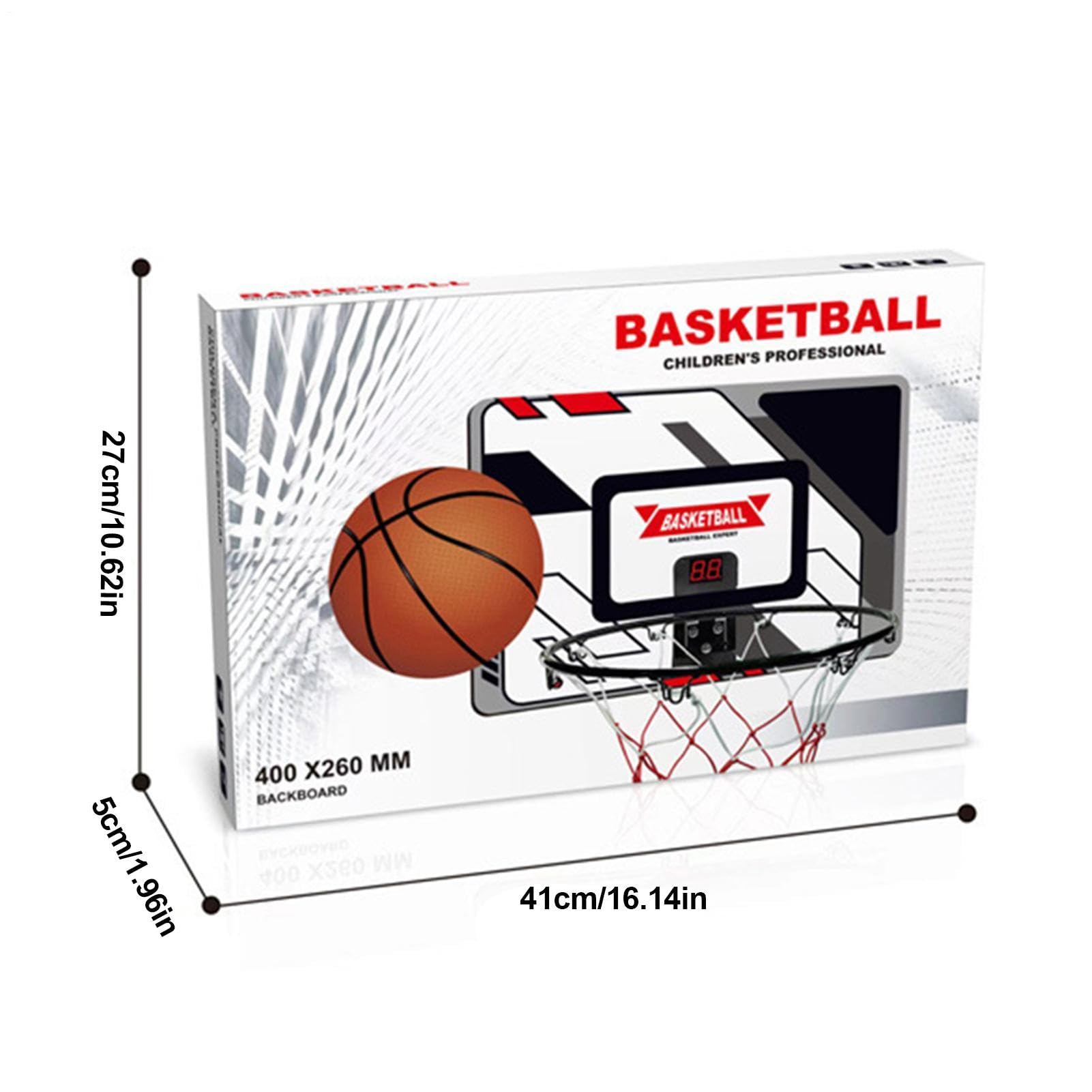 Aro de Baloncesto Puerta Aro Baloncesto Sin Taladro, Set Juego Deportivo | Canasta Baloncesto Puerta Set Accesorios Juegos Deportivos Niños y Adultos, Interior Puerta Pared Hogar Oficina